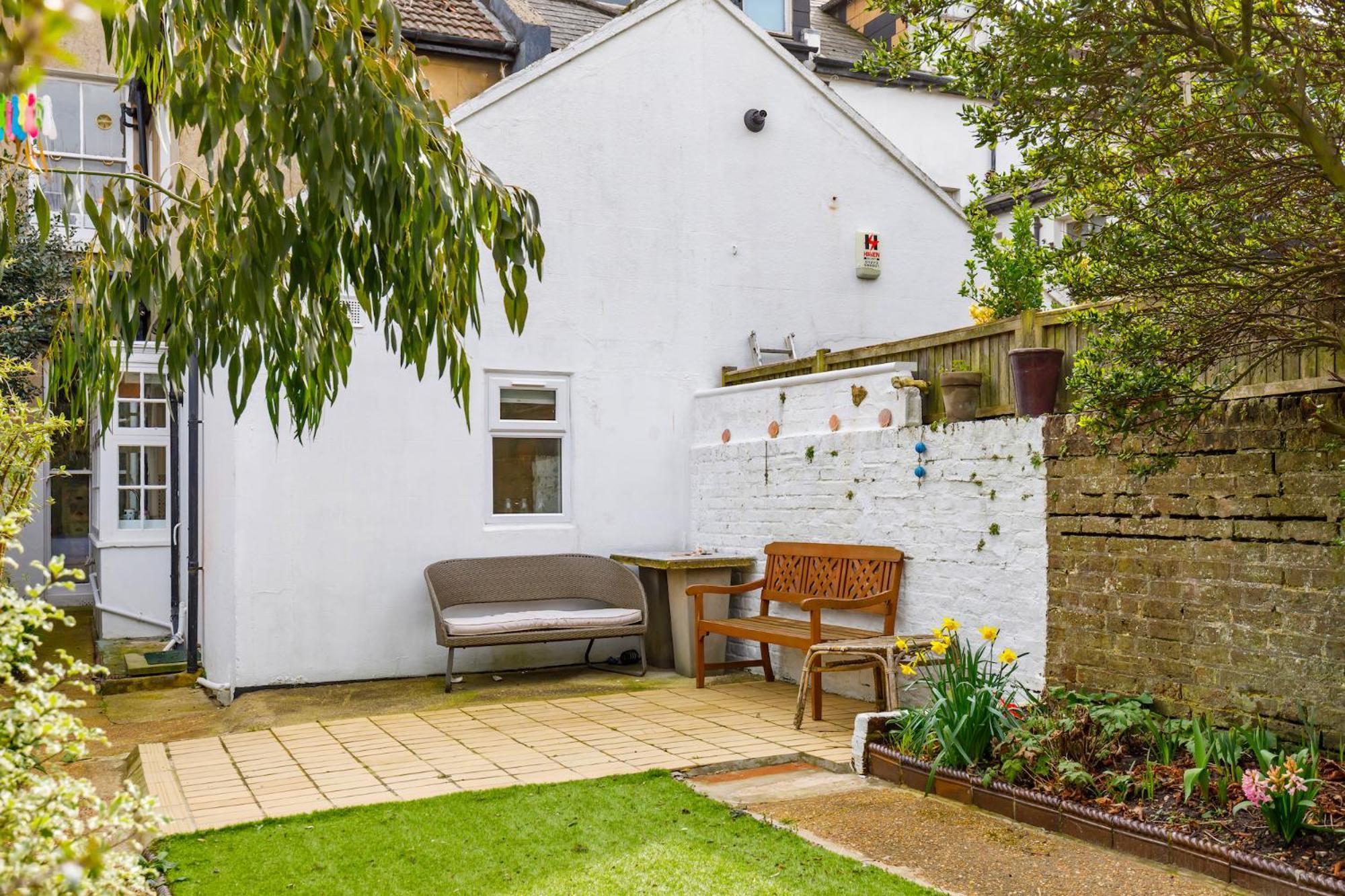 Central Hove Flat W Large Garden Eksteriør billede