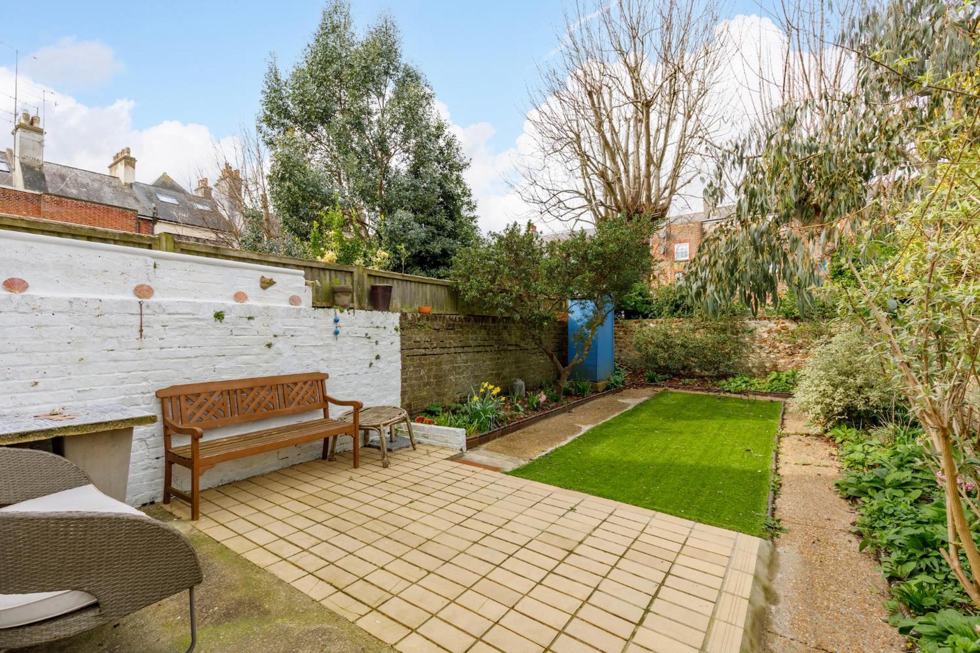 Central Hove Flat W Large Garden Eksteriør billede
